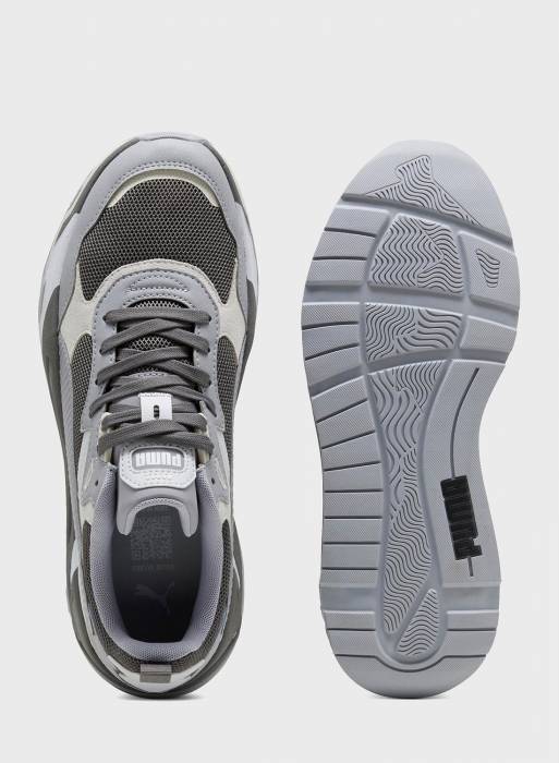 کفش ورزشی مردانه پوما طوسی خاکستری مدل 8182