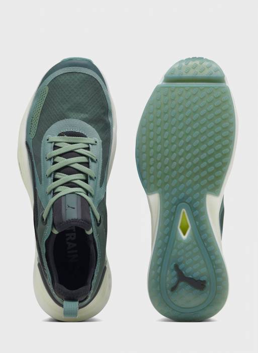 کفش ورزشی مردانه پوما سبز آبی مدل 8227