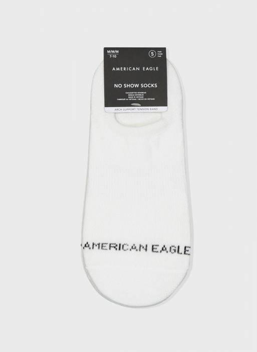 جوراب مردانه پک 5 عددی سفید برند american eagle