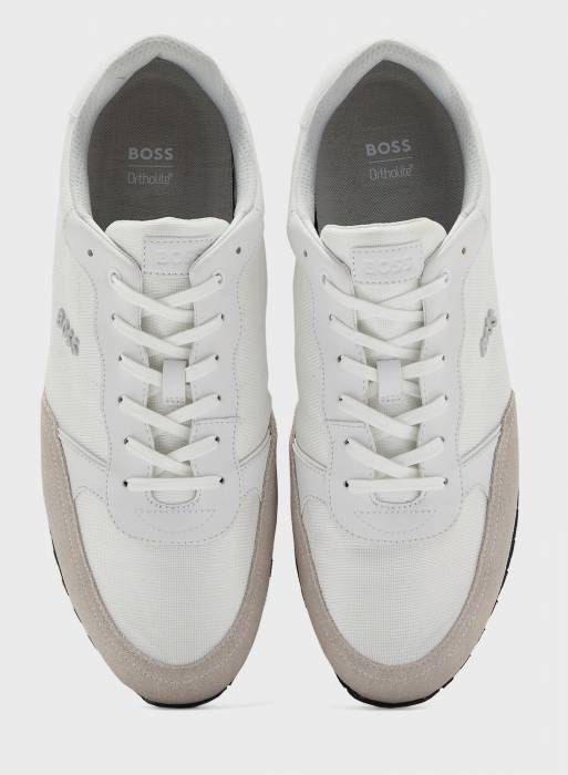 کفش اسپرت مردانه باس سفید مدل 8956