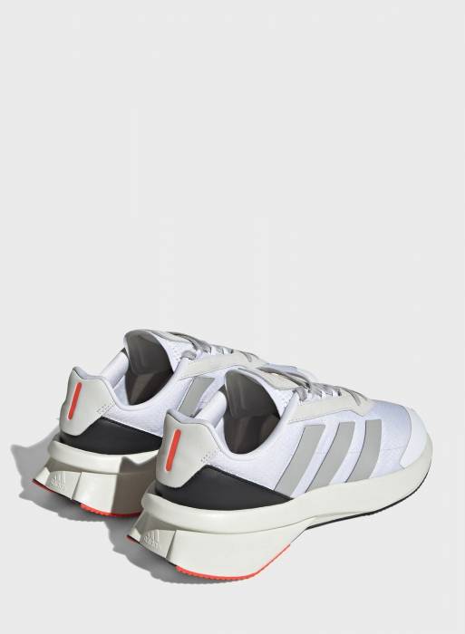 کفش ورزشی مردانه آدیداس طوسی خاکستری سفید مدل 9142