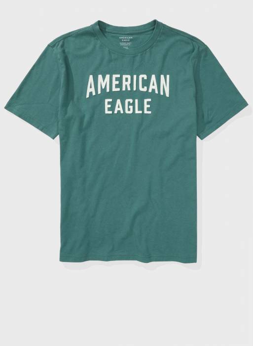 تیشرت مردانه سبز برند american eagle مدل 9507