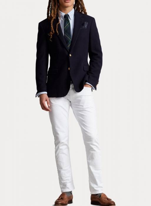 شلوار جین مردانه اسلیم فیت پولو رف لارن سفید مدل 9553