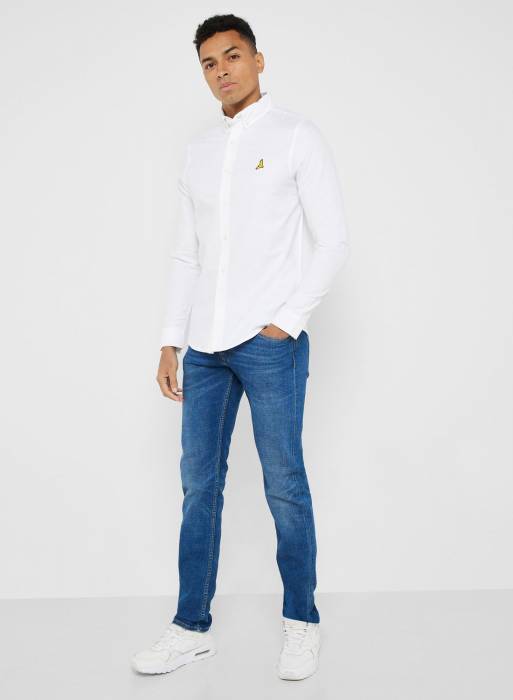 پیراهن مردانه بریوسول سفید مدل 0453
