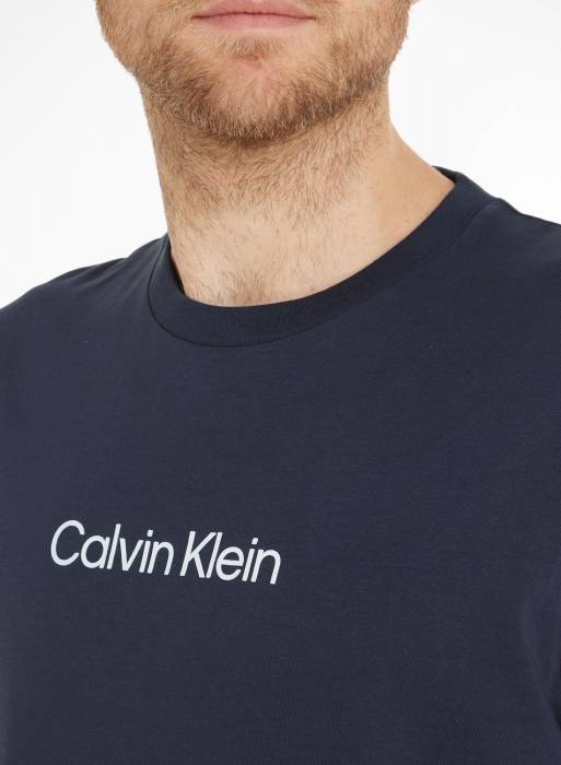 تیشرت مردانه کلوین کلاین سرمه ای مدل 1074