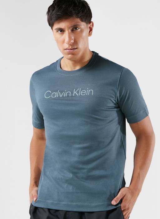 تیشرت مردانه کلوین کلاین آبی مدل 1107