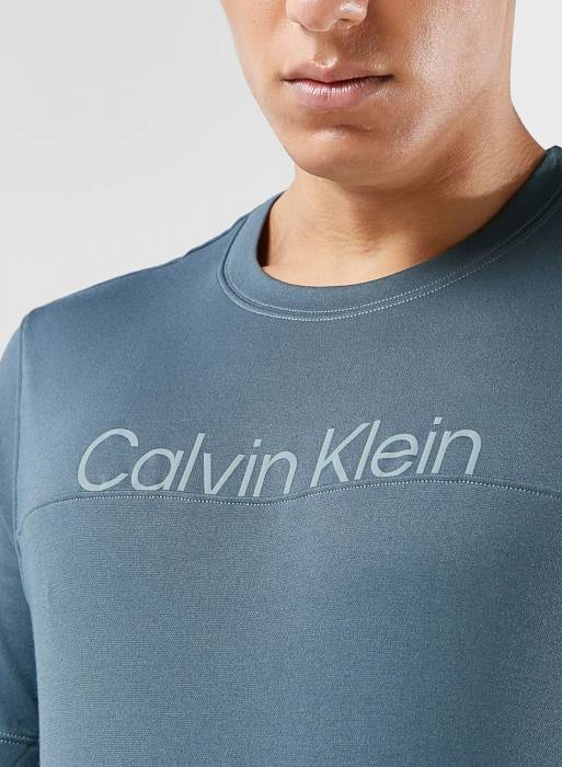 تیشرت مردانه کلوین کلاین آبی مدل 1107