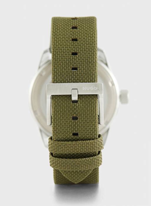 ساعت مردانه هوگو نقره ای سبز مدل 1173