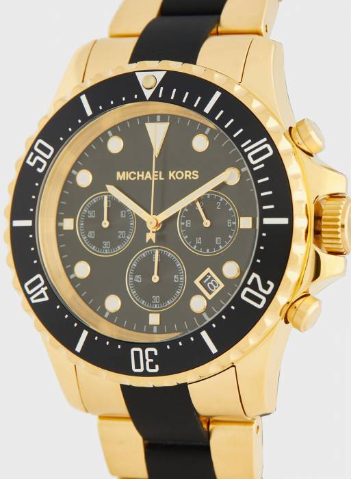 ساعت مردانه مایکل کورس مشکی طلایی مدل 2339