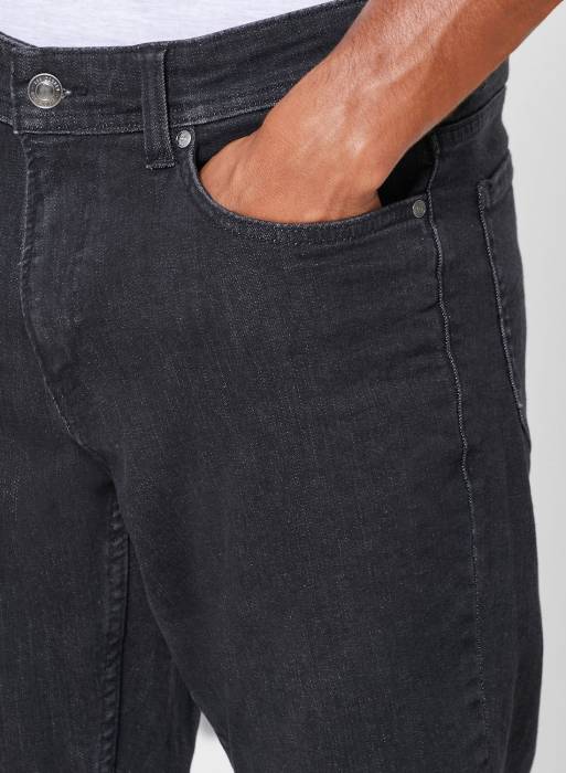 شلوار جین مردانه اسلیم فیت لی کوپر مشکی مدل 2489