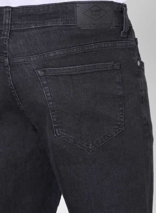 شلوار جین مردانه اسلیم فیت لی کوپر مشکی مدل 2489
