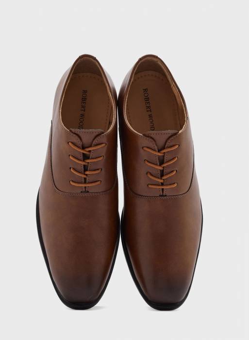 کفش کلاسیک رسمی مردانه قهوه ای برند robert wood