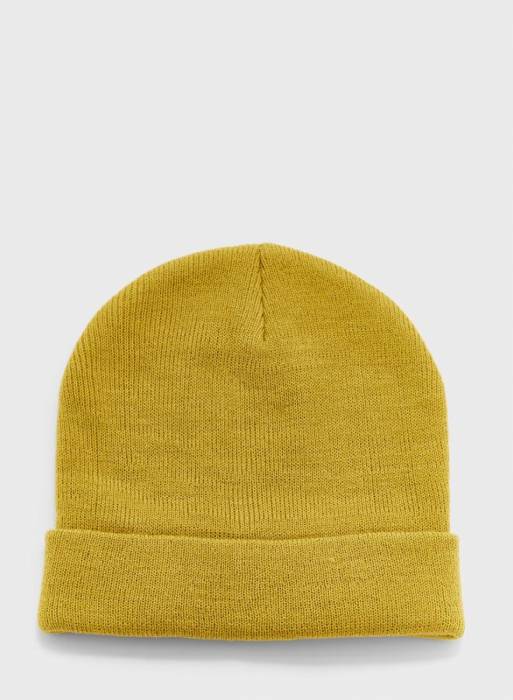 کلاه زمستانی مردانه بریوسول زرد مدل 3866
