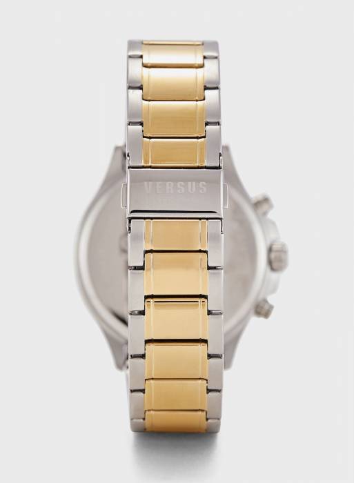 ساعت مردانه ورساچه طلایی نقره ای مدل 4038