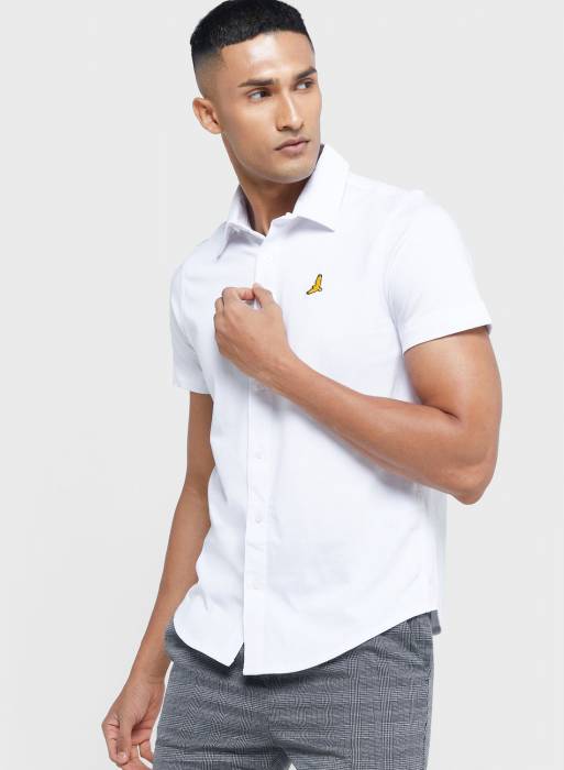 پیراهن مردانه بریوسول سفید مدل 4956