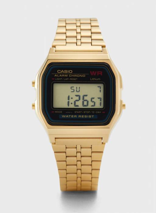 ساعت زنانه دیجیتال کاسیو طلایی مدل 5066