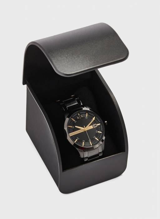 ساعت مردانه آرمانی مشکی مدل 5330