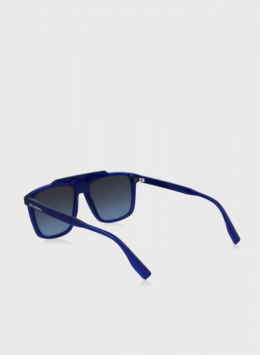 عینک آفتابی مردانه آبی برند karl lagerfeld مدل 5844