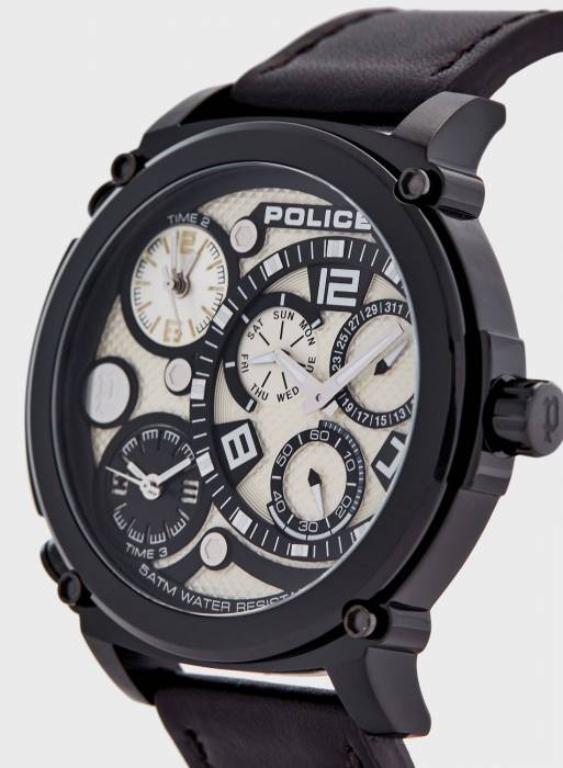 ساعت مردانه پلیس مشکی مدل 6021