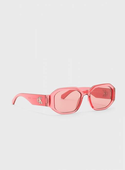 عینک آفتابی زنانه جین کلوین کلاین قرمز مدل 6552
