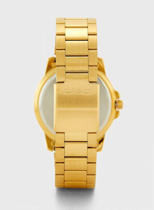 ساعت مردانه کاسیو طلایی مدل 7503
