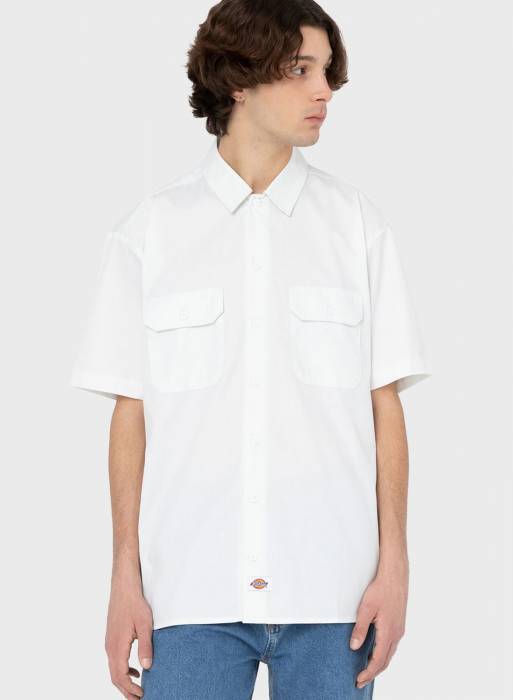 پیراهن مردانه دیکیز سفید مدل 7776
