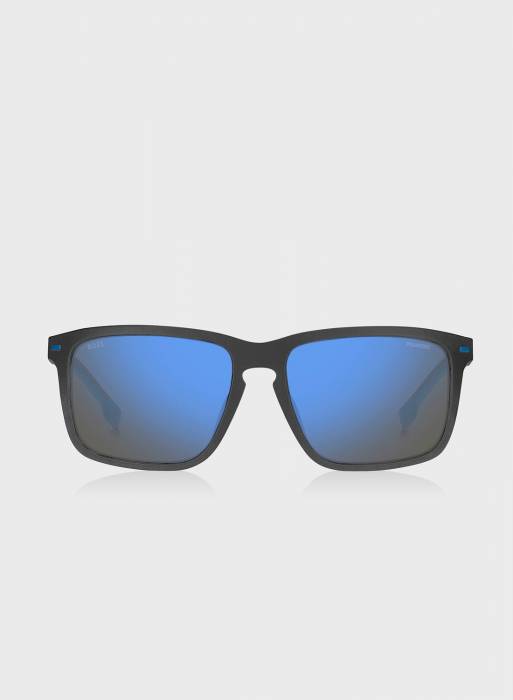 عینک آفتابی مردانه باس آبی مشکی مدل 7873