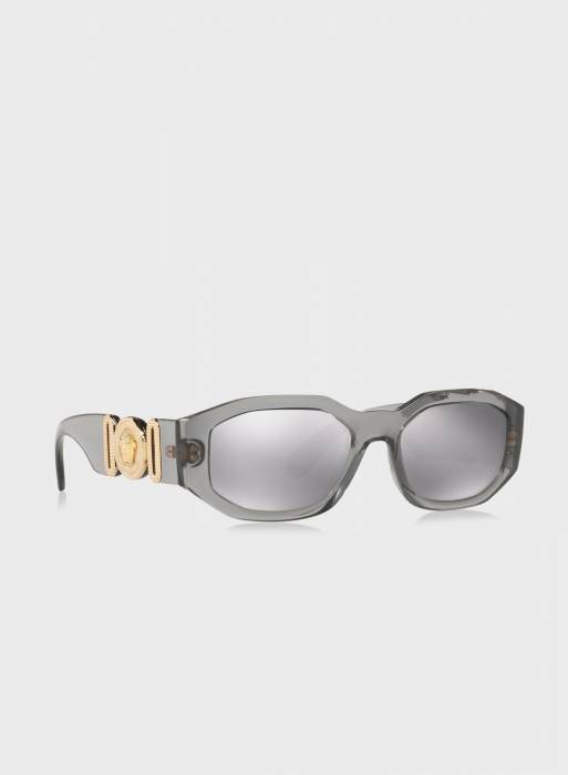 عینک آفتابی مردانه ورساچه نقره ای مدل 7963