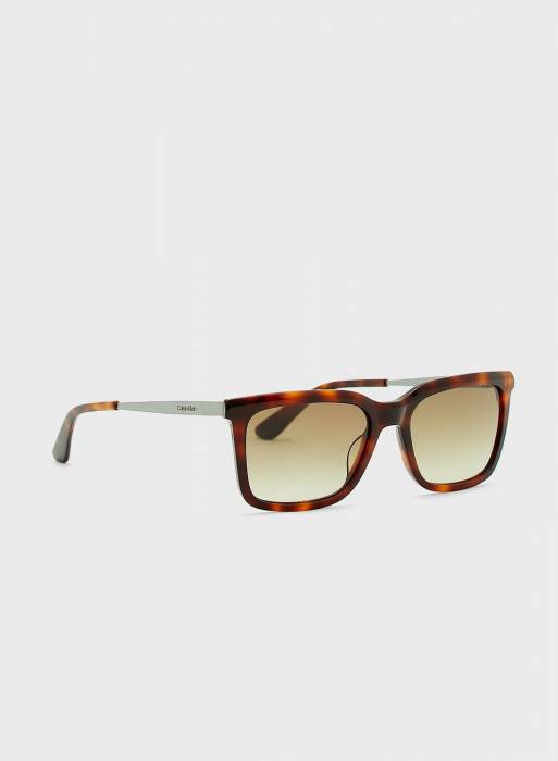 عینک آفتابی مردانه کلوین کلاین نقره ای مدل 8088