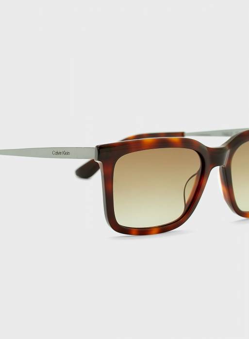 عینک آفتابی مردانه کلوین کلاین نقره ای مدل 8088