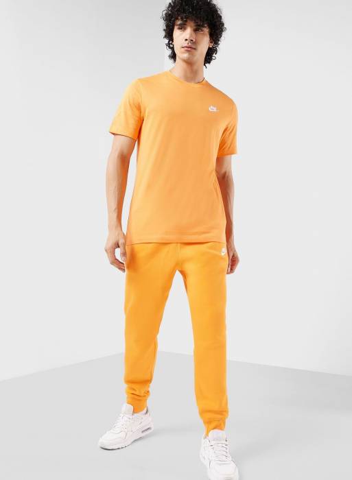 شلوار گرمکن ورزشی بسکتبال مردانه نایک نارنجی مدل 8287