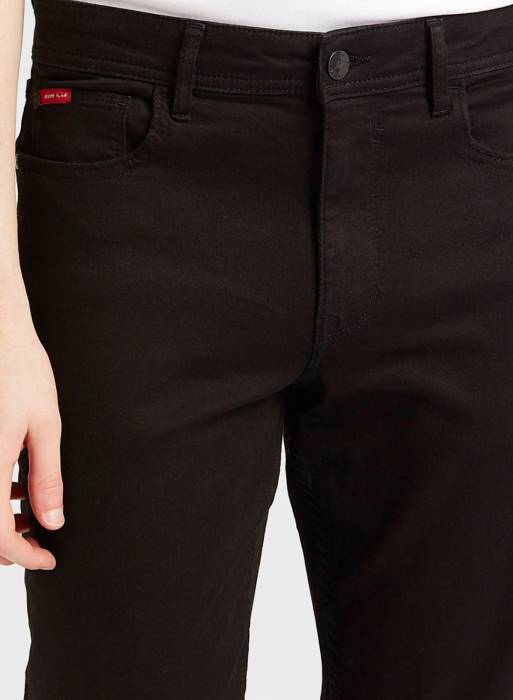 شلوار جین مردانه اسلیم فیت لی کوپر مشکی مدل 8311