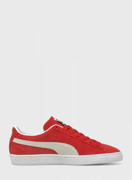 کفش اسپرت کلاسیک جیر مردانه پوما قرمز مدل 8402