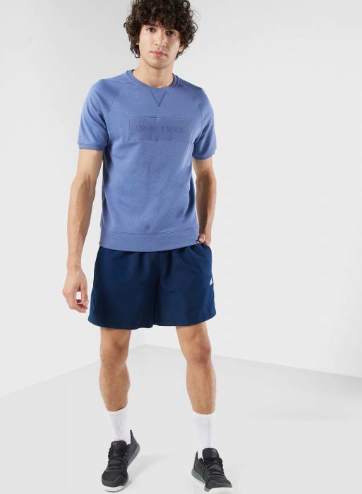 پیراهن ورزشی مردانه آندر آرمور آبی مدل 8810