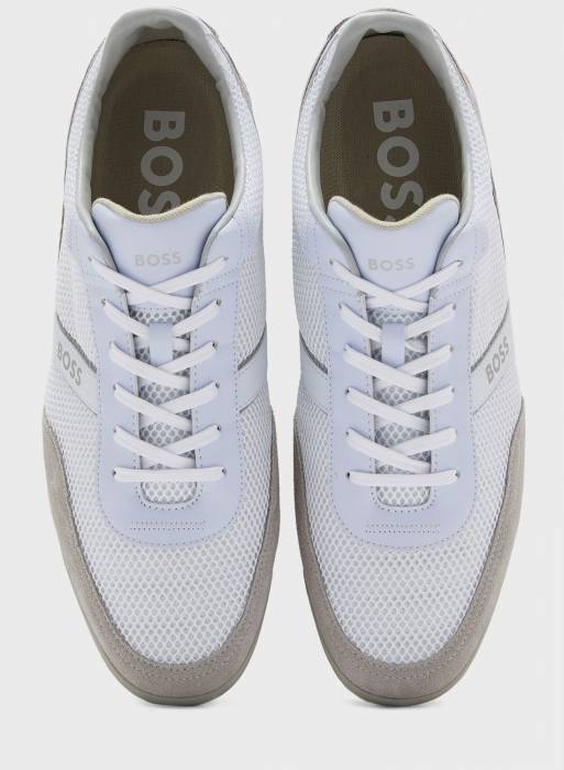 کفش اسپرت مردانه باس سفید مدل 9351