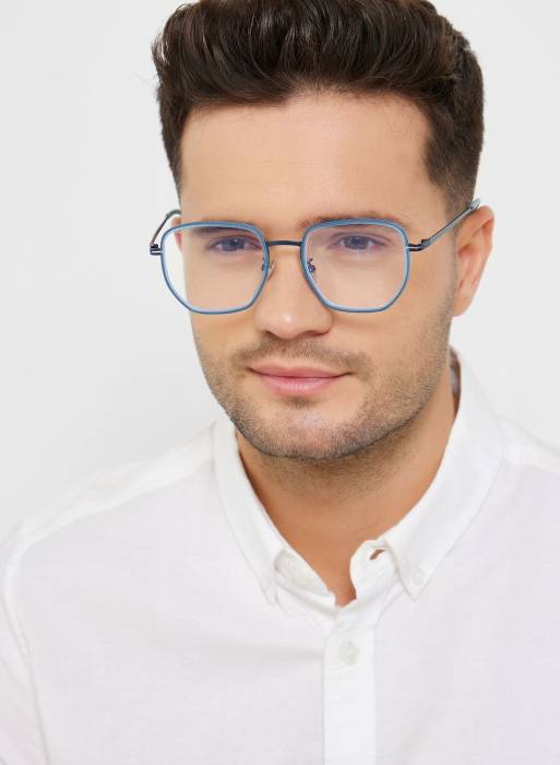 عینک آفتابی مردانه آبی برند seventy five