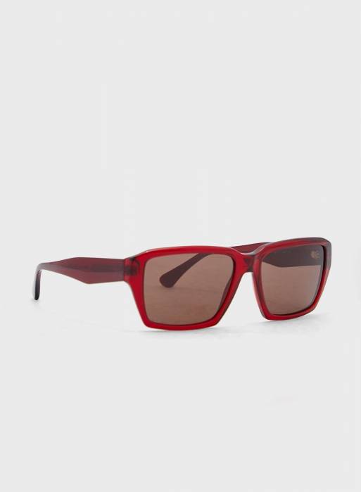 عینک آفتابی مردانه آرمانی قرمز مدل 0249