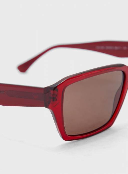 عینک آفتابی مردانه آرمانی قرمز مدل 0249