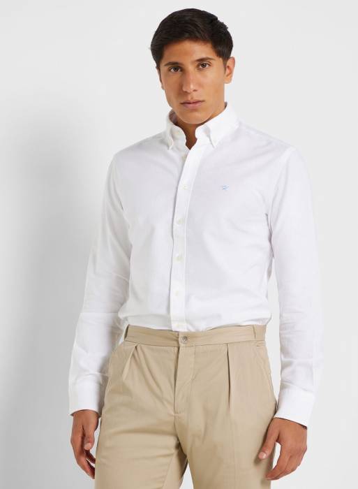 پیراهن مردانه هاکت سفید مدل 0255