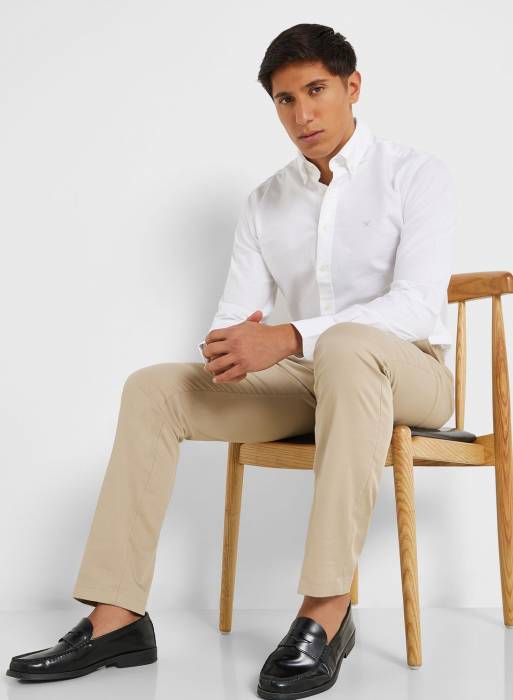 پیراهن مردانه هاکت سفید مدل 0255
