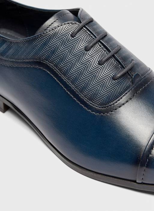 کفش رسمی مردانه آبی برند duchini