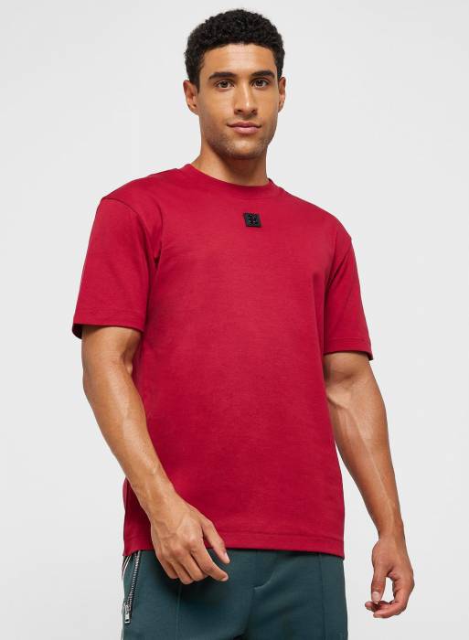 تیشرت مردانه هوگو قرمز مدل 1067