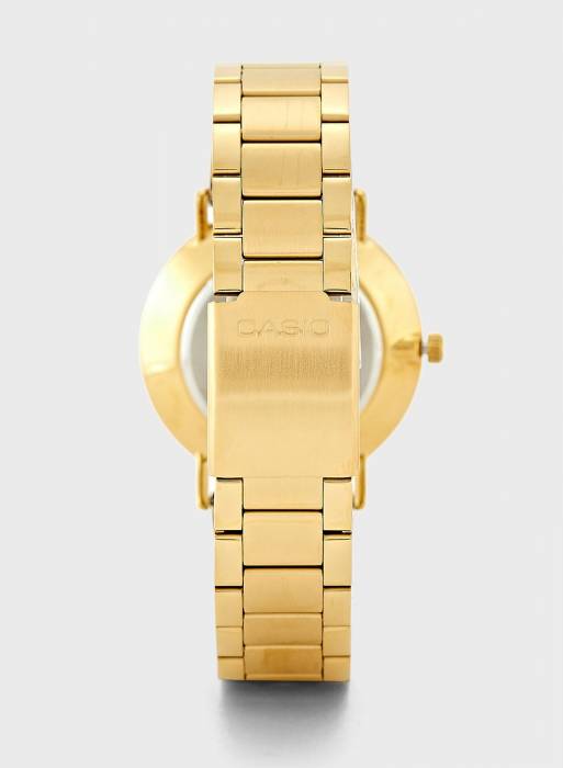 ساعت مردانه کاسیو طلایی مدل 1087