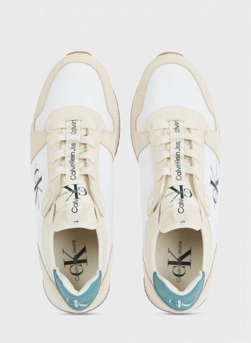 کفش اسپرت جین مردانه کلوین کلاین سفید مدل 1194