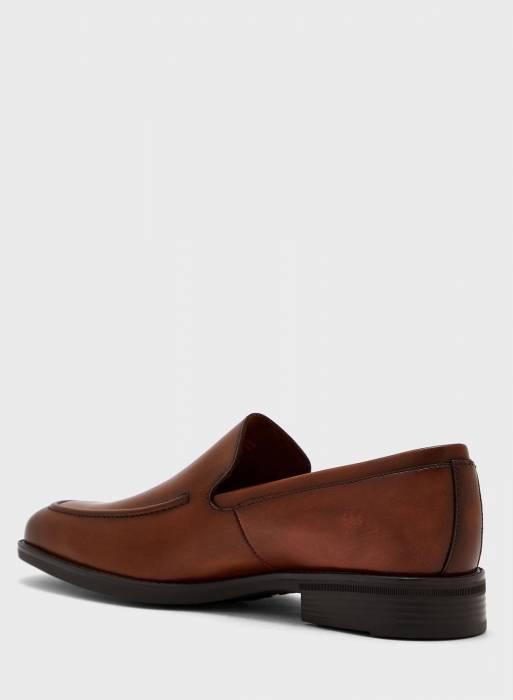 کفش راحت رسمی مردانه الدو قهوه ای تیره مدل 2652