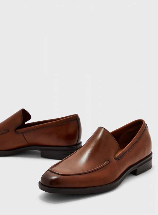کفش راحت رسمی مردانه الدو قهوه ای تیره مدل 2652