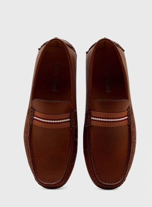 کفش راحت تخت رسمی مردانه قهوه ای برند robert wood
