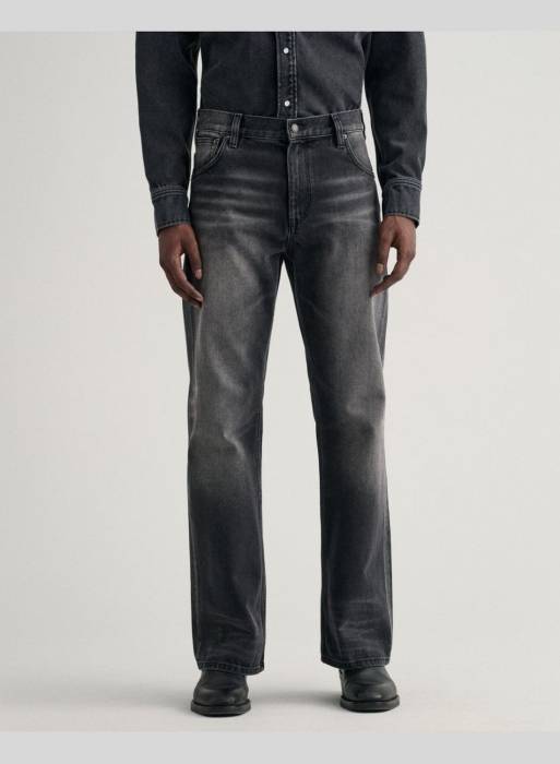 شلوار جین مردانه گنت مشکی مدل 3510