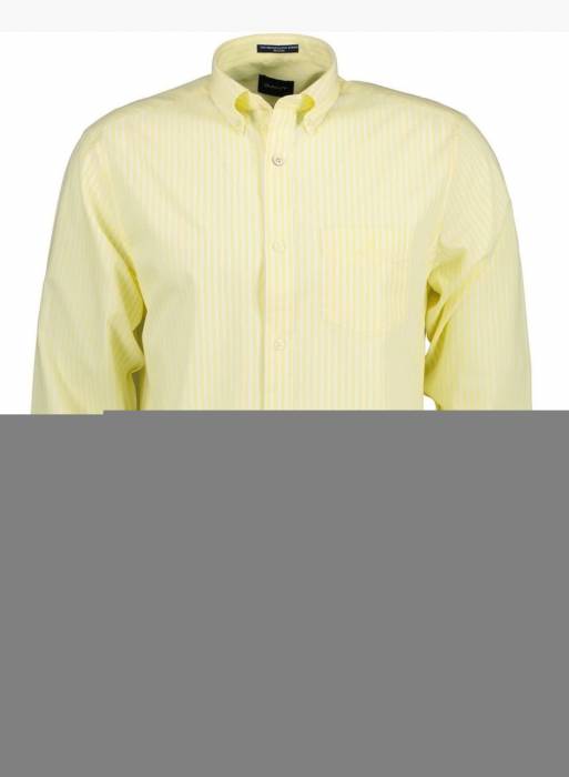 پیراهن مردانه گنت زرد مدل 3599