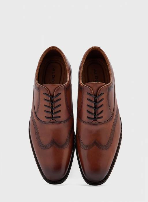 کفش رسمی مردانه الدو قهوه ای مدل 4254